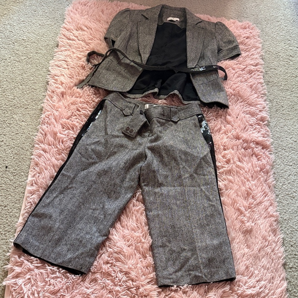 Ann Taylor Gray Pants Set